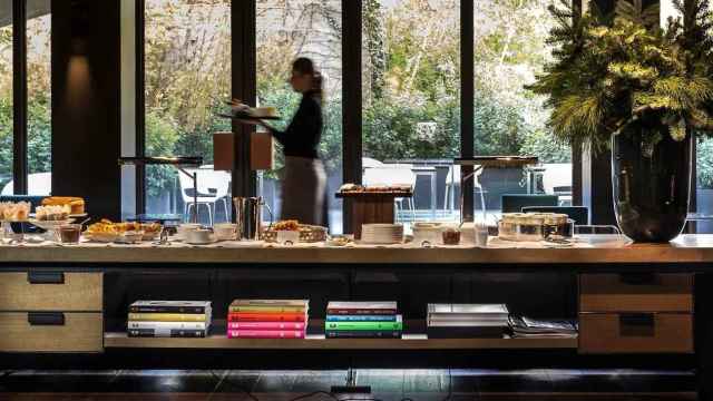 Imagen de la zona de comedor del Hotel Alma en Barcelona, el corazón del grupo