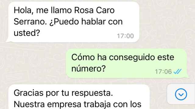 Presunta estafa en WhatsApp