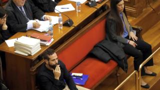 Rosa Peral (d) y Albert López (i), los dos agentes de la Guardia Urbana de Barcelona acusados de matar a un compañero