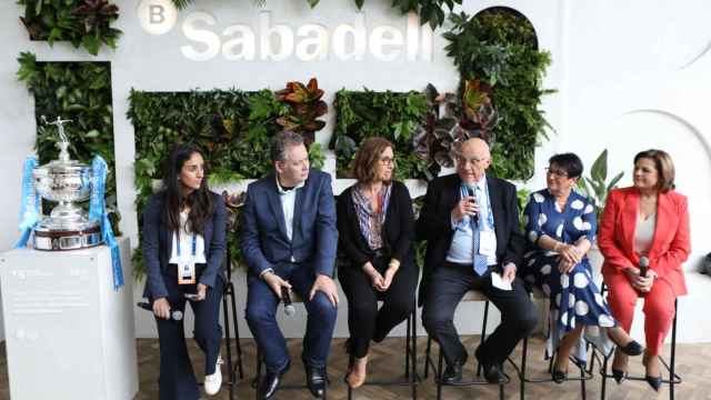La presentación de los Aces Solidarios del Open Banc Sabadell