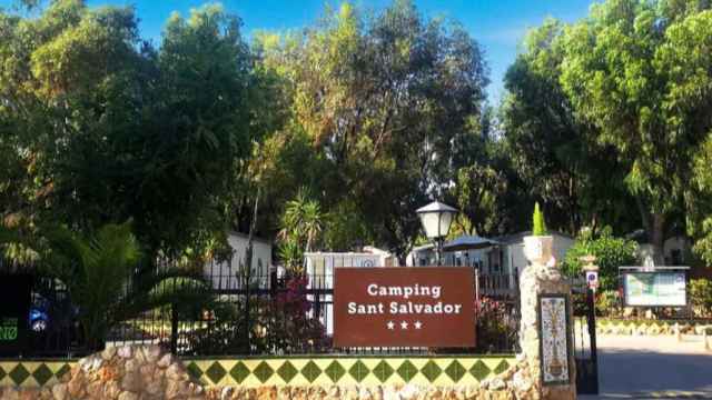 Entrada del camping Sant Salvador de Coma-ruga