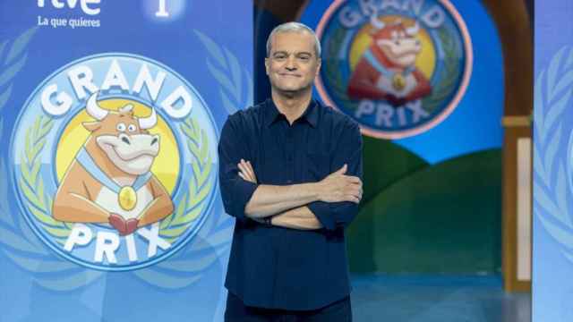 Ramón García, presentador del concurso 'Grand Prix' de TVE