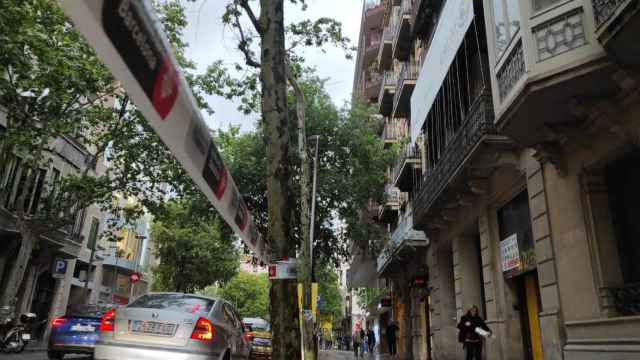 Imagen de las obras de la promoción de Oxfam en Barcelona