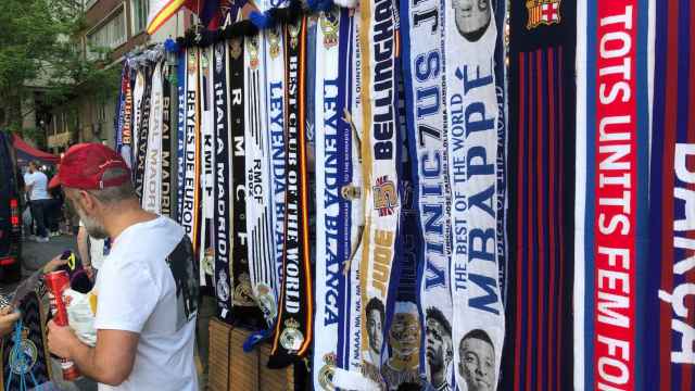 Mbappé, en las bufandas del Real Madrid