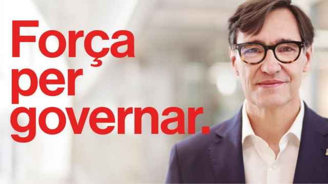 El cartel y lema del PSC para las elecciones catalanas del 12M