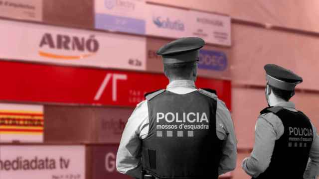 La sede de Benito Arnó en Barcelona y dos agentes de Mossos d'Esquadra