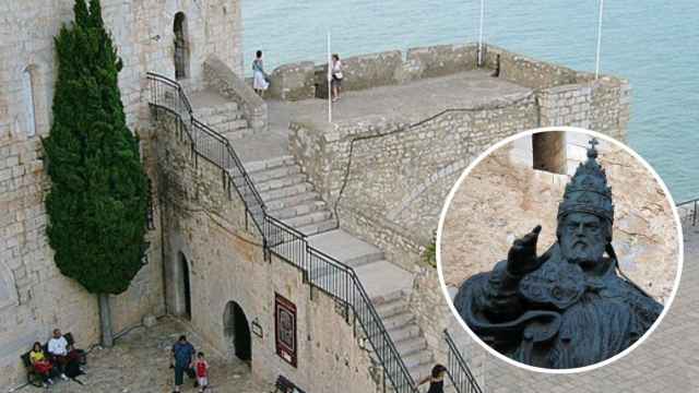 Fotomontaje Castillo del Papa Luna