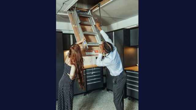 Escalera escamoteable