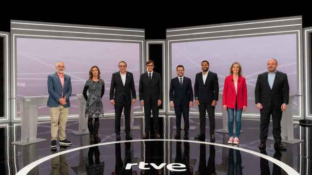 Los candidatos a las elecciones del 12M en el debate de RTVE