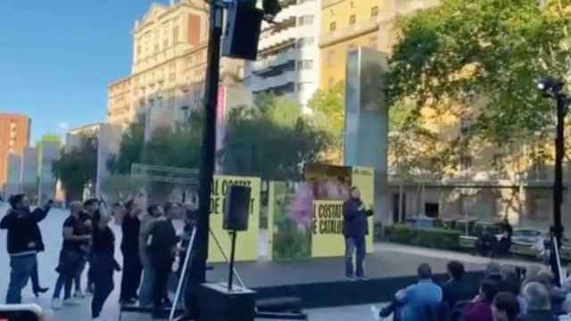 Oriol Junqueras, ante los funcionarios de prisiones