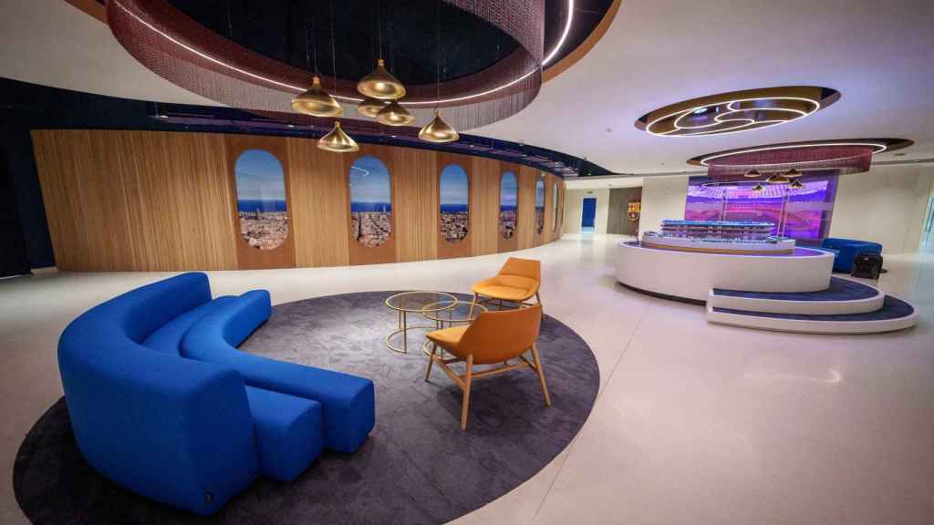 Oficina del Barça para vender los palcos VIP