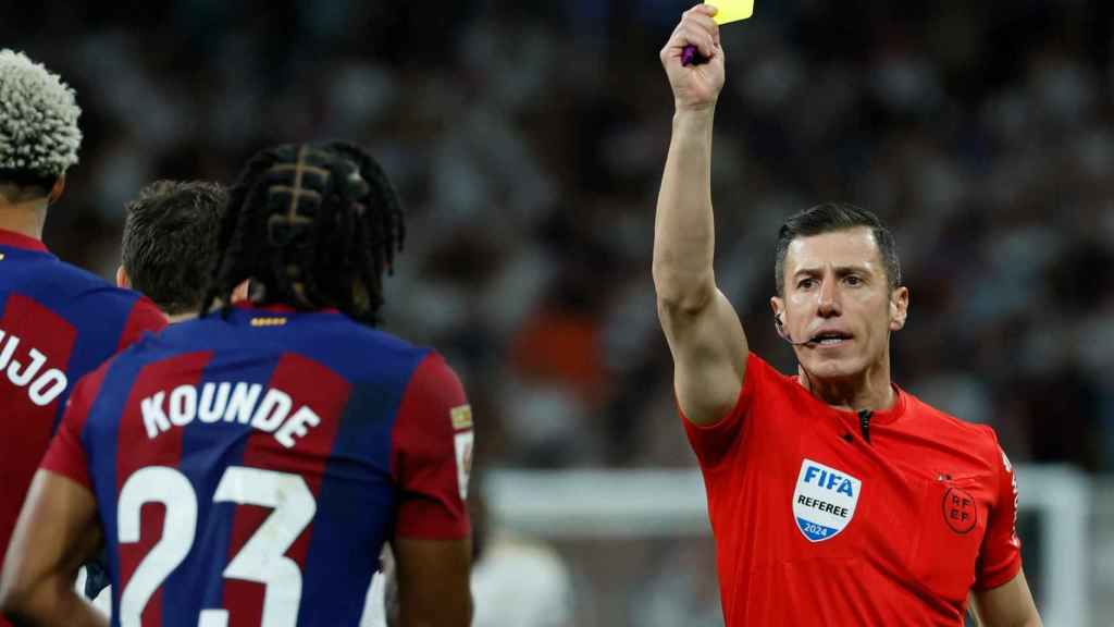 Soto Grado treu una groga al Barça en el clàssic del Bernabéu