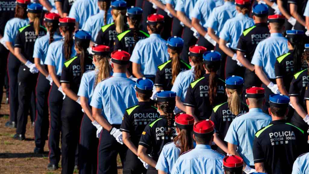 Agentes graduados de los Mossos d'Esquadra