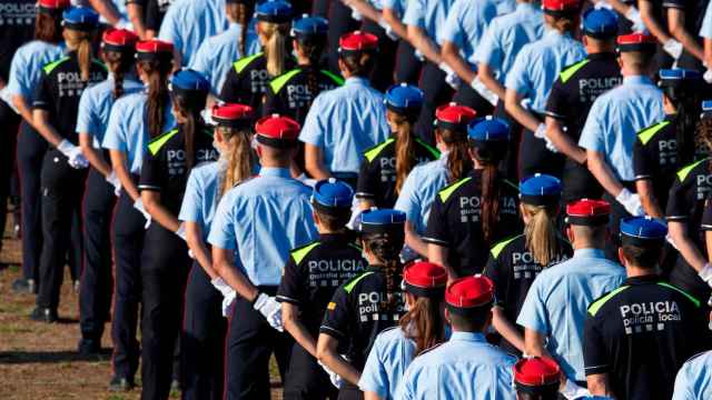 Agentes graduados de los Mossos d'Esquadra