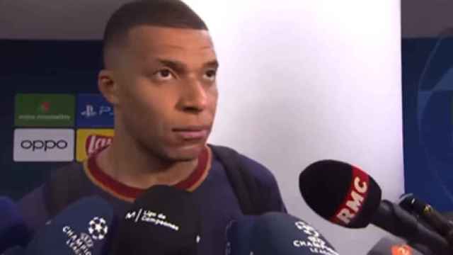 Mbappé atiende a los medios tras caer eliminado contra el Dortmund en Champions