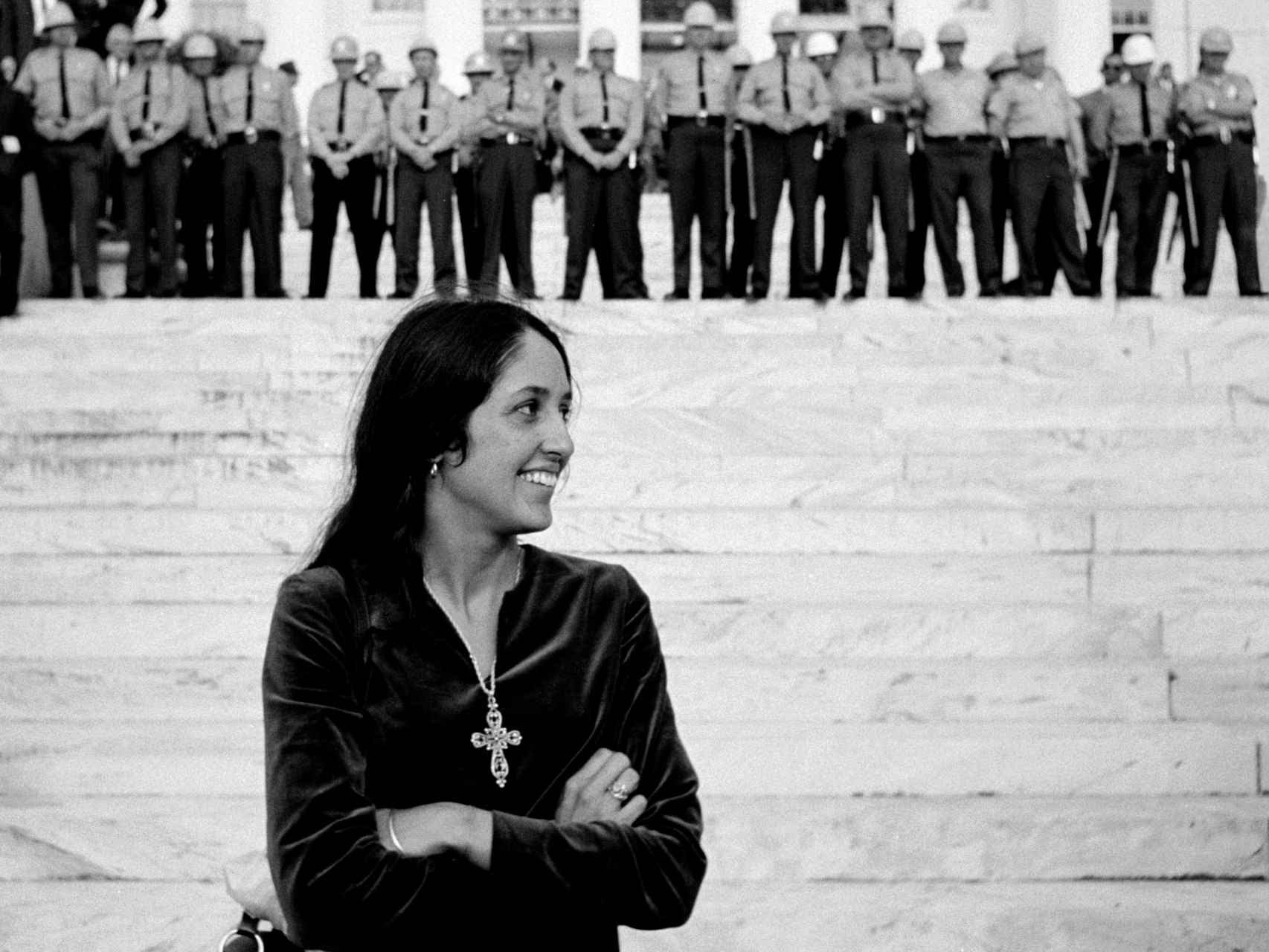 Joan Baez en la marcha a Montgomery (1965)