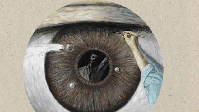 Imagen de la portada del libro de Asencio, 'Acordes y cadenas', que corresponde a una obra pictórica de Luis Eduardo Aute