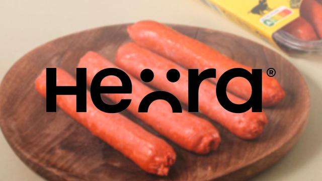 El logo de Heura con la u invertida
