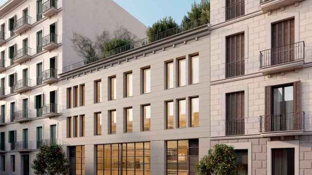 Imagen del edificio del Pasaje Domingo 7 de Barcelona