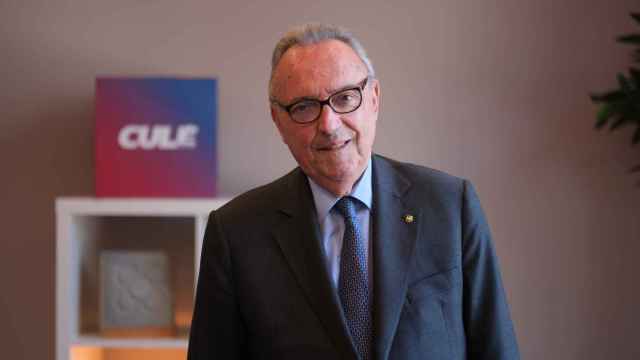 Joan Gaspart visita la sede de Culemanía para una entrevista