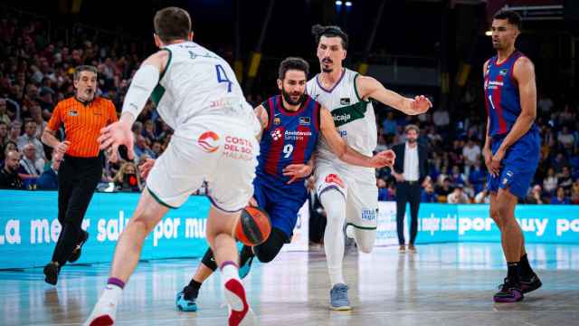 La jugada de Ricky Rubio en el partido del Barça contra el Unicaja