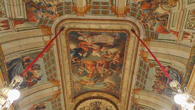 Techo del salón principal del Palacio Bofarull