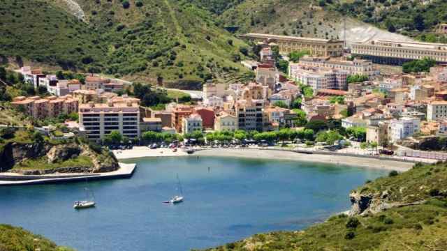 Vista panorámica de Portbou