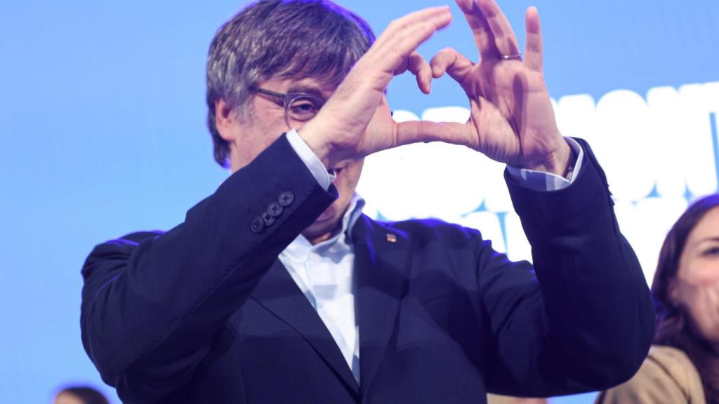 El candidato de Junts, Carles Puigdemont