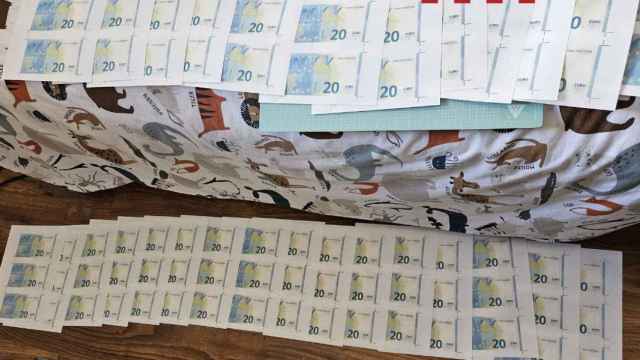 Billetes de 20 euros falsificados en Barcelona