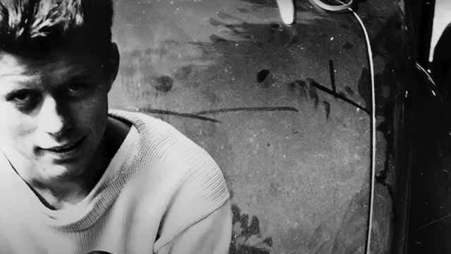 Fotografía de Kennedy recogida en la portada del libro de Vegueta