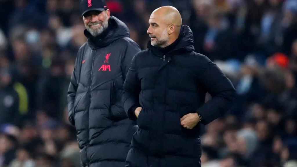 Pep Guardiola y Jurgen Klopp