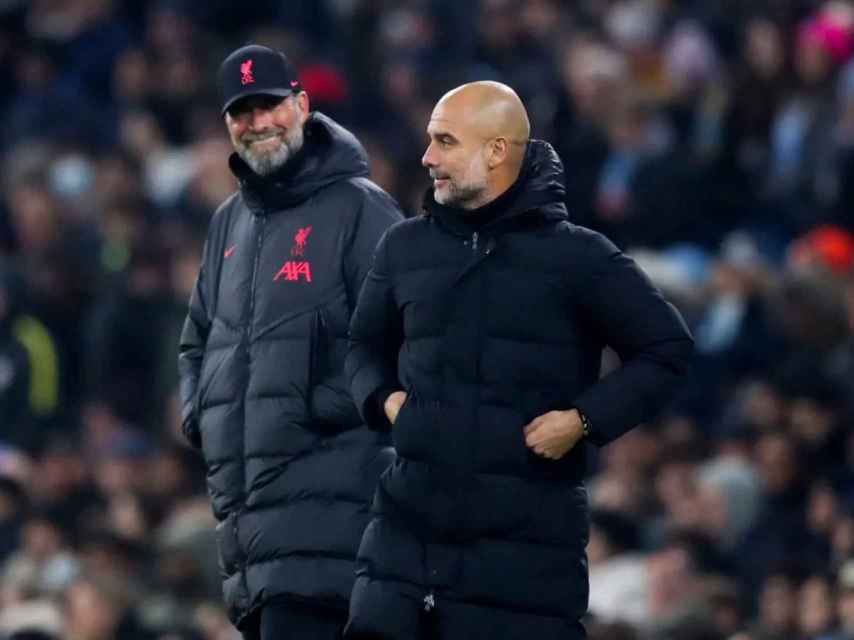 Pep Guardiola y Jurgen Klopp