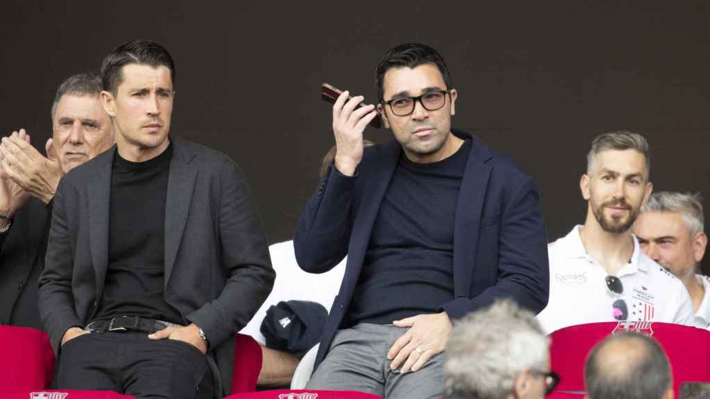 Deco y Bojan, en Montjuïc