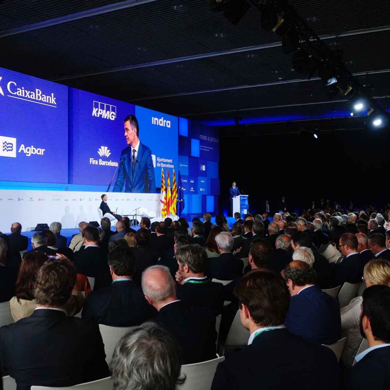 Asistencia en la clausura de la reunión anual del Cercle d'Economia