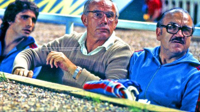 Hennes Weisweiler, en el Camp Nou