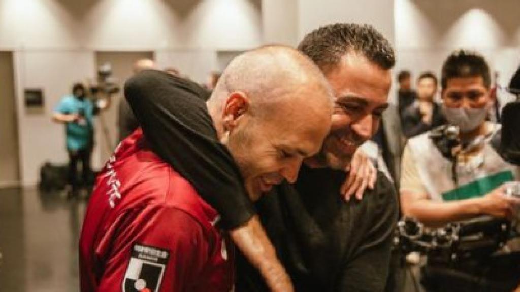 El mensaje de Iniesta a Xavi en Instagram
