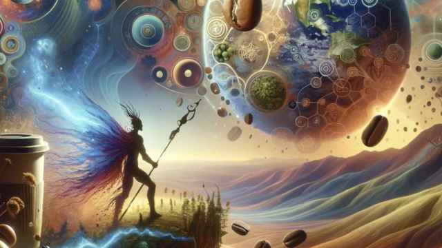 Una de las obras de las colecciones Harvverse disponibles en el NFT Marketplace de Telefónica