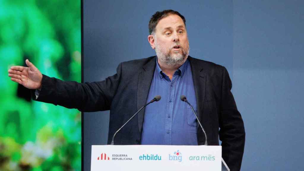 Oriol Junqueras, presidente de ERC, en un acto reciente