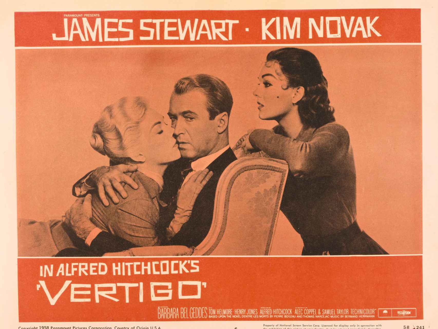 Cartel de promoción de 'Vértigo'