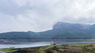 Vista del embalse de Vilanova de Sau, el 14 de mayo de 2024