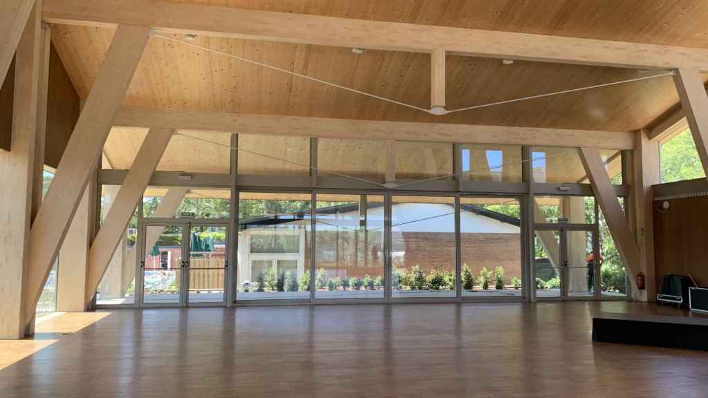 Detalle del nuevo salón de eventos Olimpia, del Real Club de Polo de Barcelona