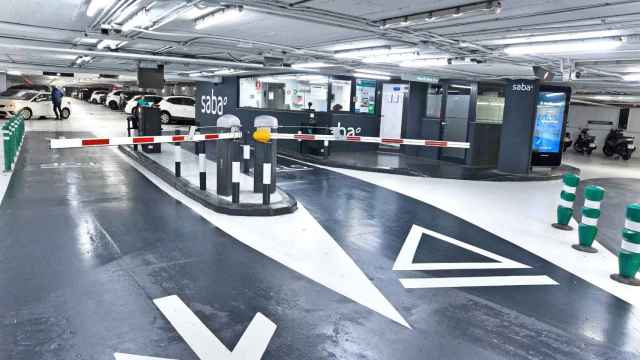 Imagen del interior de un aparcamiento Saba