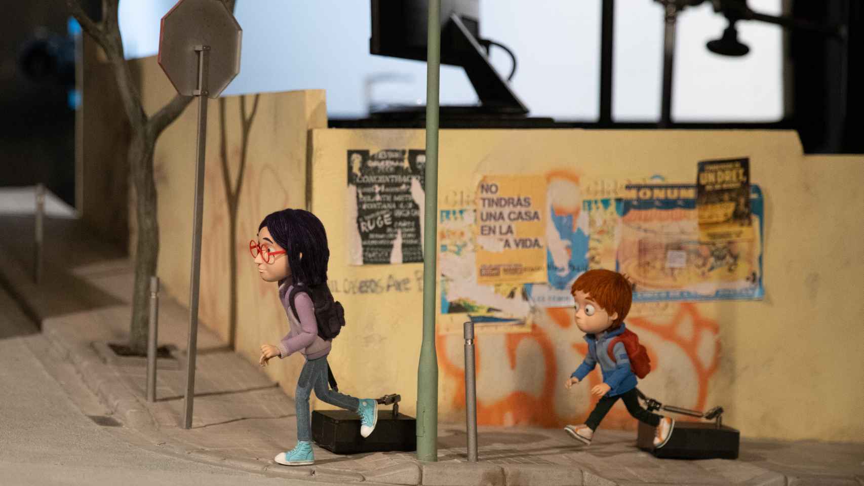 Rodaje de 'L'Olívia i el terratrèmol invisible'