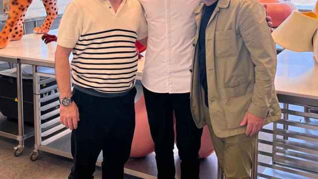 Los hermanos Roca con Amaury Guichon