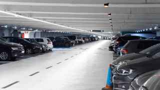 Imagen del interior de un parking Saba