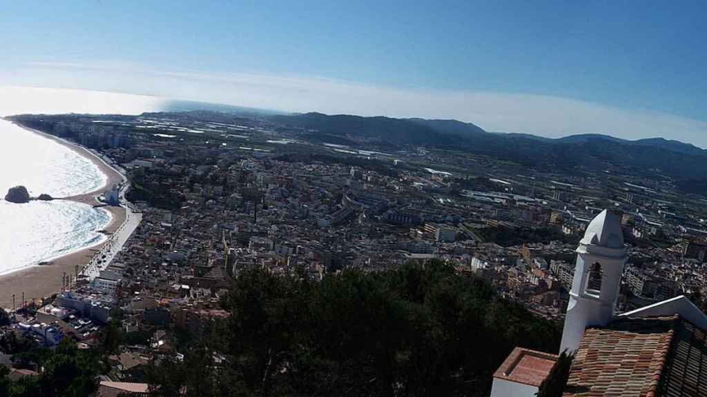 Panorámica de Blanes desde el castillo de San Juan