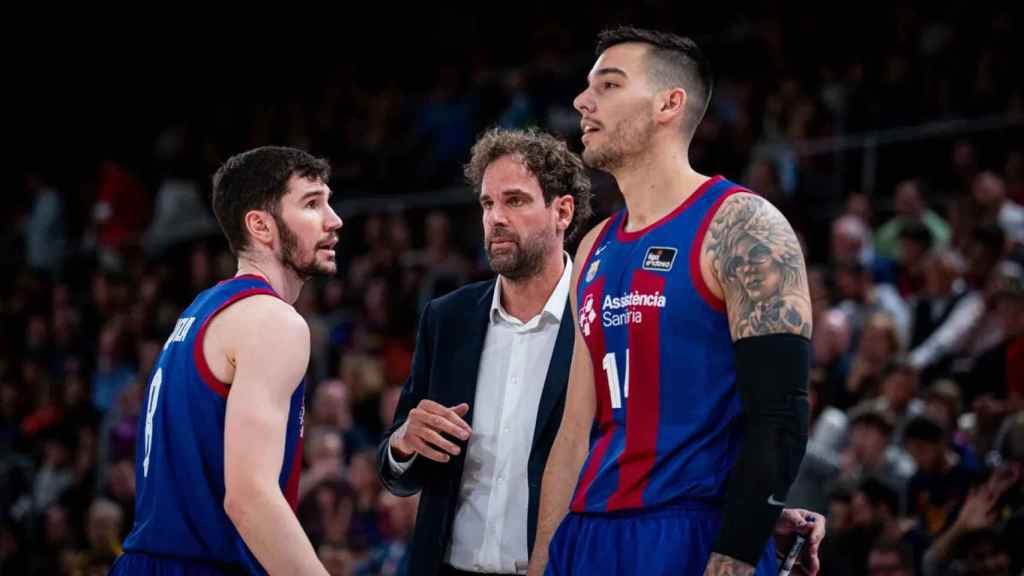 Roger Grimau, Darío Brizuela i Willy Hernangómez