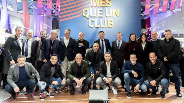 La junta directiva de Bartomeu, reunida en una de las Barça Store