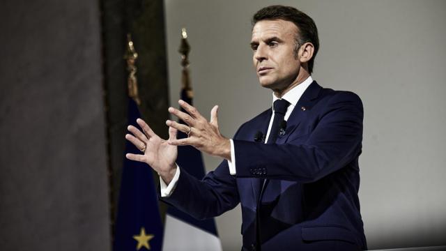 El presidente francés, Emmanuel Macron