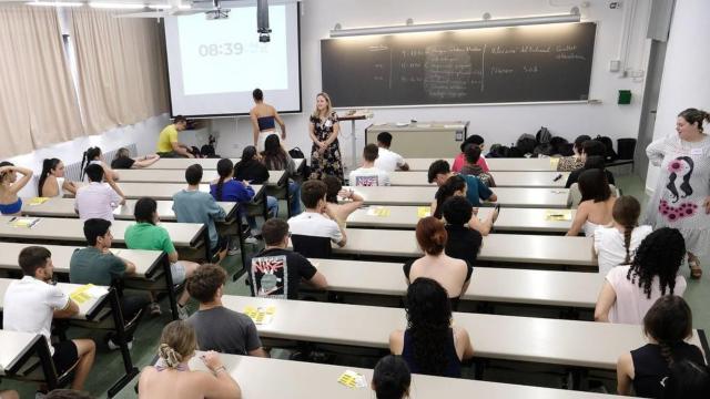 Estudiantes en la selectividad